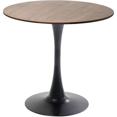 KARE DESIGN Walnuss/Schwarz 80cm Bistrotisch - Produkttyp KARE DESIGN Walnuss/Schwarz 80cm Bistrotisch - Produkttyp