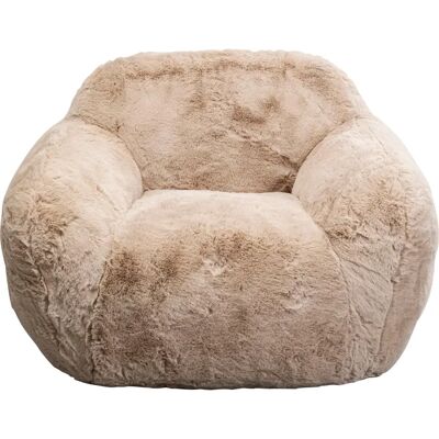 Fauteuil Kare Design - Peluche synthétique fait main - Beige - Fauteuil - Publicité Fauteuil Kare Design - Peluche synthétique fait main - Beige - Fauteuil - Publicité