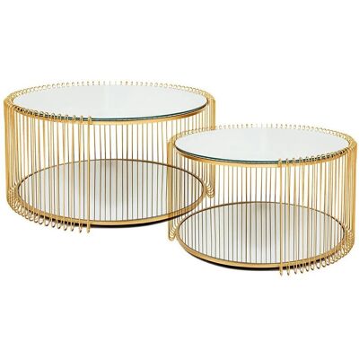 Kare Design - Wire Double - Złoto - Coffee tables Kare Design - Wire Double - Złoto - Coffee tables