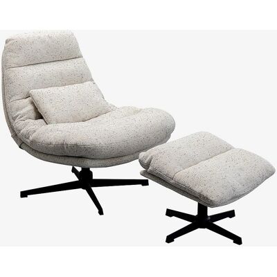 KARE Design - Fauteuil pivotant - Naturel - Élégant & Fonctionnel - Publicité KARE Design - Fauteuil pivotant - Naturel - Élégant & Fonctionnel - Publicité