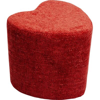 KARE Lovely Pouf - Ottoman en forme de cœur - Rouge - 36x34x35cm KARE Lovely Pouf - Ottoman en forme de cœur - Rouge - 36x34x35cm