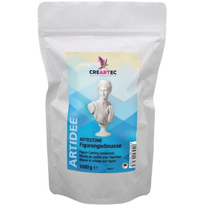buttinette - Figurengießmasse weiß - white - 1 kg - ceramic casting mass - Publicité buttinette - Figurengießmasse weiß - white - 1 kg - ceramic casting mass - Publicité
