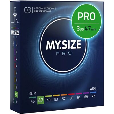 Kondomy MySize Pro 47mm - 3 kusy Kondomy MySize Pro 47mm - 3 kusy