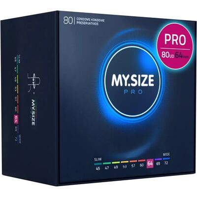 My Size Pro 64 - Preservativos sob medida - 80 unidades My Size Pro 64 - Preservativos sob medida - 80 unidades