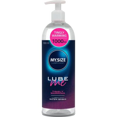 Lubrificante à base de água MY SIZE - 1000 ml - Calor & Formigamento Lubrificante à base de água MY SIZE - 1000 ml - Calor & Formigamento