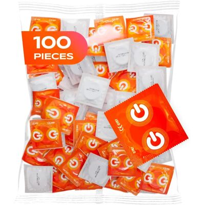 Preservativi ON - Stimolazione 100 Pezzi Preservativi ON - Stimolazione 100 Pezzi