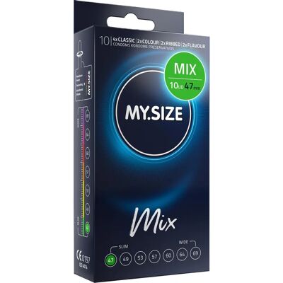 MY.SIZE Taglia Mista 47 - Preservativi MY.SIZE Taglia Mista 47 - Preservativi