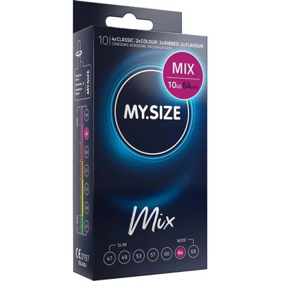 Preservativos My.Size Mix 64 mm - 10 unidades Preservativos My.Size Mix 64 mm - 10 unidades