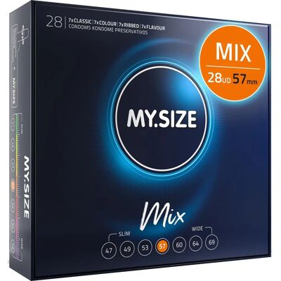 My Size Mix 57 mm Preservativi - 28 pezzi My Size Mix 57 mm Preservativi - 28 pezzi