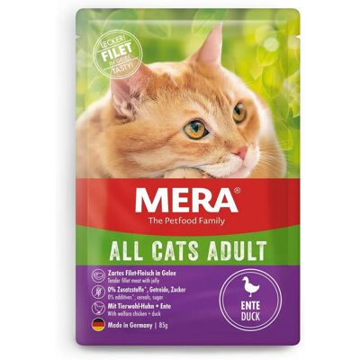 MeraCats Adult Ente Katzenfutter - Getreidefrei, Natürlich, 12 x 85 g MeraCats Adult Ente Katzenfutter - Getreidefrei, Natürlich, 12 x 85 g