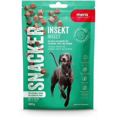 MERA Snacker Insecten Snack voor Honden - Zonder granen, 200g MERA Snacker Insecten Snack voor Honden - Zonder granen, 200g