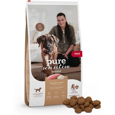 Mera Dog Ren Sensitiv Junior Kalkon och Ris - Hundfoder Mera Dog Ren Sensitiv Junior Kalkon och Ris - Hundfoder