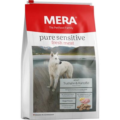 MERA Hondenvoer - Sensitive Kalkoen & Aardappel - Graanvrij MERA Hondenvoer - Sensitive Kalkoen & Aardappel - Graanvrij