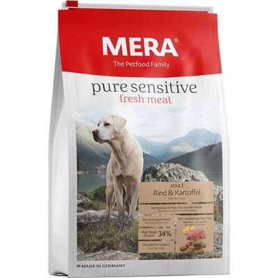 MERA Torrfoder Sensitive med nötkött och potatis - 12,5 kg MERA Torrfoder Sensitive med nötkött och potatis - 12,5 kg