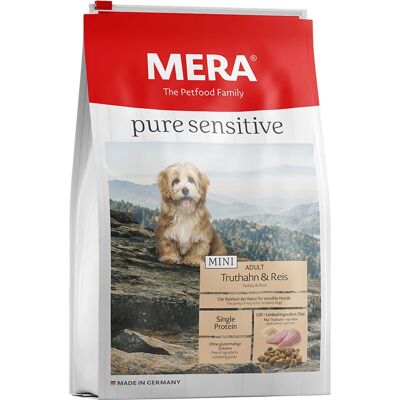 Mera Dog Pure Sensitive Mini Kalkoen & Rijst - Hondenvoer Mera Dog Pure Sensitive Mini Kalkoen & Rijst - Hondenvoer
