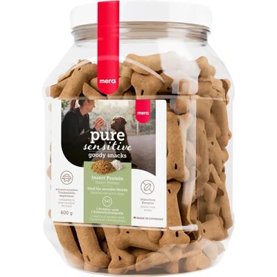 Mera Dog - Pure Sensitive Goody Snack - insectenproteïne - 600 g - Hunde-snack Mera Dog - Pure Sensitive Goody Snack - insectenproteïne - 600 g - Hunde-snack