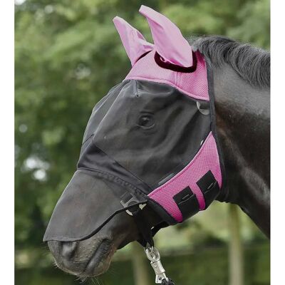BUSSE Pink/Schwarz Fliegenmaske Shetty - Insektenschutz - Fly Cover Pro - Pferdeausrüstung BUSSE Pink/Schwarz Fliegenmaske Shetty - Insektenschutz - Fly Cover Pro - Pferdeausrüstung