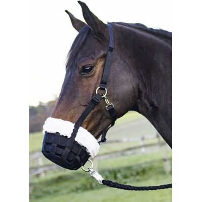 Busse Fressbremse Comfy - Verstellbar, Schwarz - Pferdetyp Busse Fressbremse Comfy - Verstellbar, Schwarz - Pferdetyp