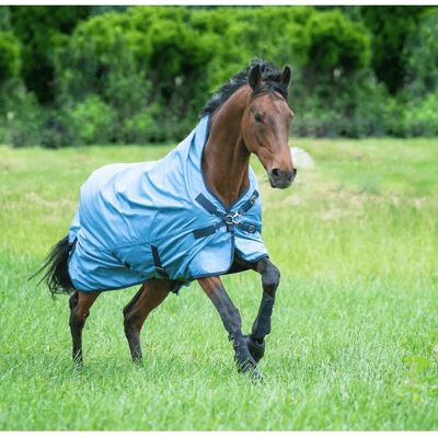 BUSSE - Rain-Dear 0g Regendecke - Eisblau - 155 - Horse Rain Rug BUSSE - Rain-Dear 0g Regendecke - Eisblau - 155 - Horse Rain Rug
