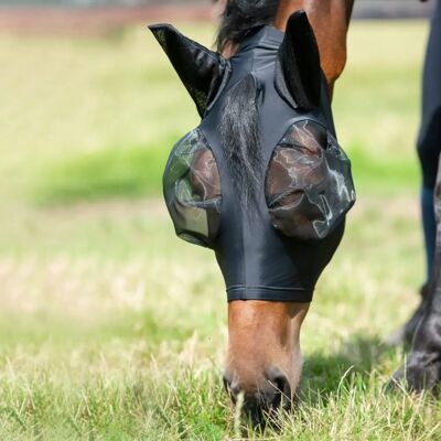 BUSSE Fliegenmaske Twin Fit Flexi - Schwarz - Fliegenmaske BUSSE Fliegenmaske Twin Fit Flexi - Schwarz - Fliegenmaske