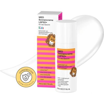 PHAMETRA Kinder Sonnencreme SPF 50+ - Allergiesicher, Duftfrei PHAMETRA Kinder Sonnencreme SPF 50+ - Allergiesicher, Duftfrei