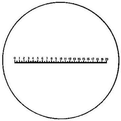 Lupa de precisión Eschenbach 115204 - Escala de reemplazo para microscopios Lupa de precisión Eschenbach 115204 - Escala de reemplazo para microscopios