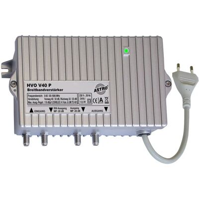 Astro HVO V40 P Argent / Gris - Amplificateur de signal TV Astro HVO V40 P Argent / Gris - Amplificateur de signal TV