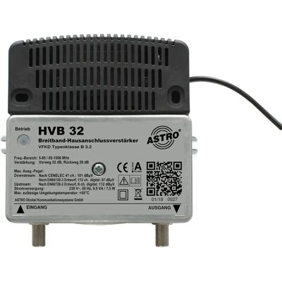 Astro HVB 32 - Satelliten Signalverstärker - TV Verstärker Astro HVB 32 - Satelliten Signalverstärker - TV Verstärker