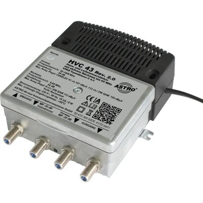 Astro HVC 43 Amplificateur large bande - Amplificateur de signal TV Astro HVC 43 Amplificateur large bande - Amplificateur de signal TV