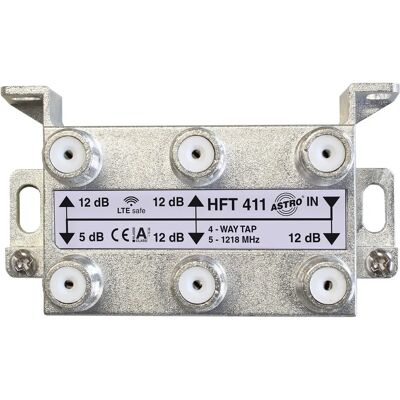 Astro HFT 411 Kabelverteiler - 4-fach, Nickel - Kabelverteiler Astro HFT 411 Kabelverteiler - 4-fach, Nickel - Kabelverteiler