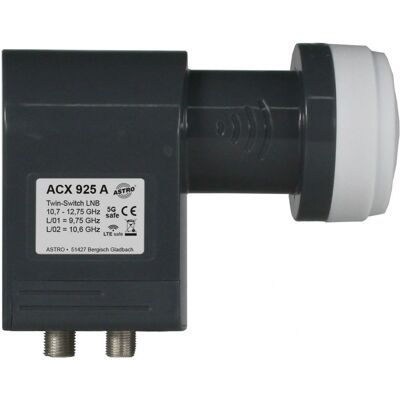 Astro ACX 925 A Twin-LNB System - Satelliten LNB-System Astro ACX 925 A Twin-LNB System - Satelliten LNB-System