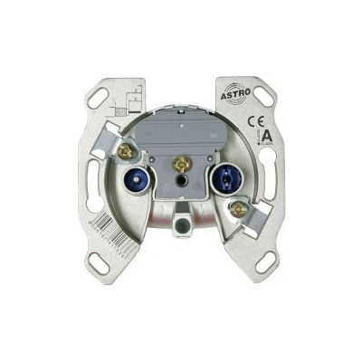 Astro GUT 152 Anschlussdose - TV Koaxial, Satellit, Edelstahl Astro GUT 152 Anschlussdose - TV Koaxial, Satellit, Edelstahl