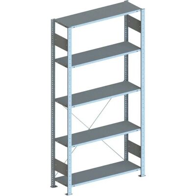 META Clip 100 S3 - 2500x1000x400 - 6 Böden - Regal META Clip 100 S3 - 2500x1000x400 - 6 Böden - Regal