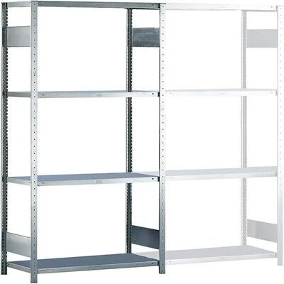 Meta Verzinktes Regal - 4 Fachböden, 150kg Meta Verzinktes Regal - 4 Fachböden, 150kg