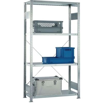 META Zinkregal mit 4 Ebenen - 2000x1000x500mm META Zinkregal mit 4 Ebenen - 2000x1000x500mm
