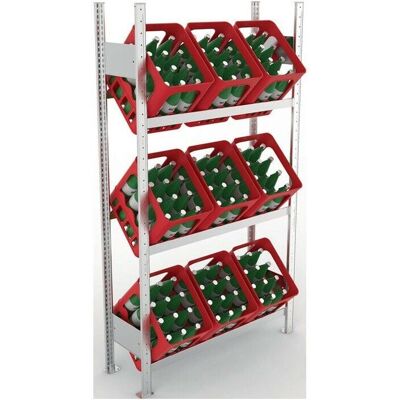 META Estante enchufable H1850xW1000xD300mm - Estante META Estante enchufable H1850xW1000xD300mm - Estante