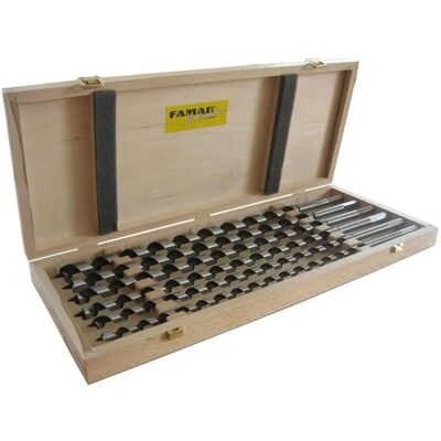 Famag - Modell 460 mm Spiralbohrer-Set - Bohren in Hartholz Famag - Modell 460 mm Spiralbohrer-Set - Bohren in Hartholz
