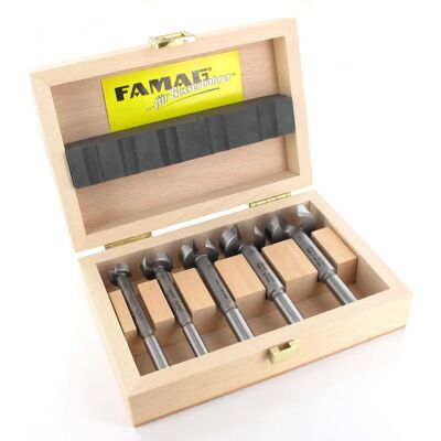 Famag Modèle Ws 5 Unités - Ensemble de forets pour bois - Publicité Famag Modèle Ws 5 Unités - Ensemble de forets pour bois - Publicité