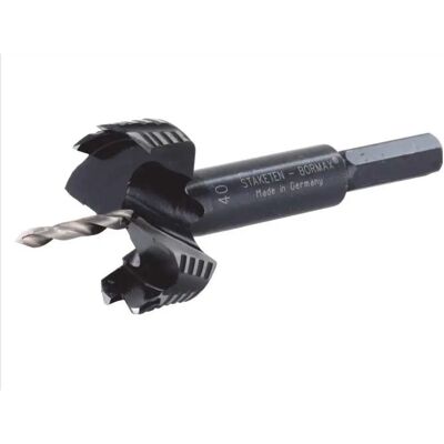 FAMAG Broca para madera - 15mm, Punta de centrado intercambiable - Ideal para taladrar en ángulo FAMAG Broca para madera - 15mm, Punta de centrado intercambiable - Ideal para taladrar en ángulo