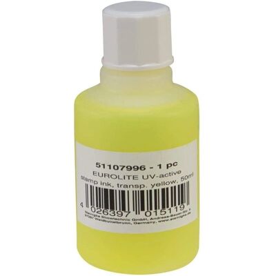 Eurolite UV-Stempelfarbe - Gelb 50ml Eurolite UV-Stempelfarbe - Gelb 50ml