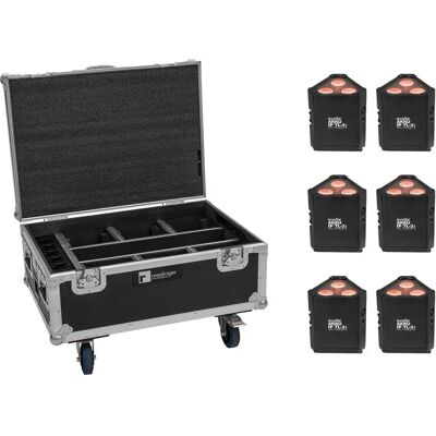 EUROLITE Akku Projektor - Außen IP65 RGBW 3x10W LED EUROLITE Akku Projektor - Außen IP65 RGBW 3x10W LED