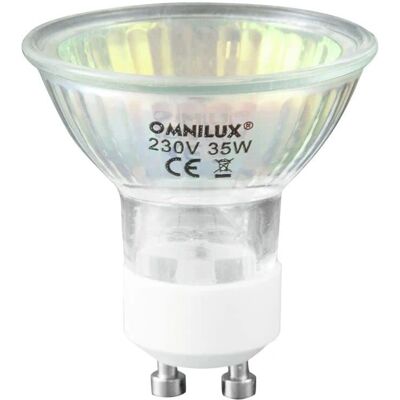 Omnilux GU-10 230V/50W 1500h 25° rot - Halogenlampe Omnilux GU-10 230V/50W 1500h 25° rot - Halogenlampe