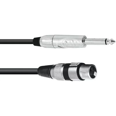 Câble adaptateur Omnitronic 30225170 - XLR femelle à Jack mono, 5m - Publicité Câble adaptateur Omnitronic 30225170 - XLR femelle à Jack mono, 5m - Publicité
