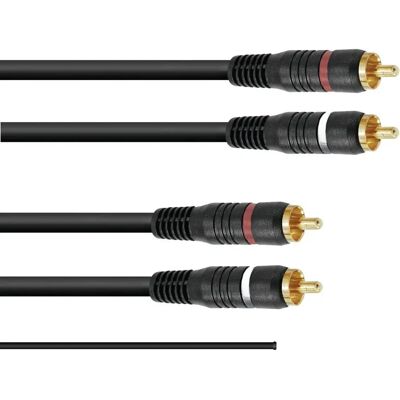 Omnitronic Modèle 6.3 Câble stéréo 1,5 m - Câble audio - Publicité Omnitronic Modèle 6.3 Câble stéréo 1,5 m - Câble audio - Publicité