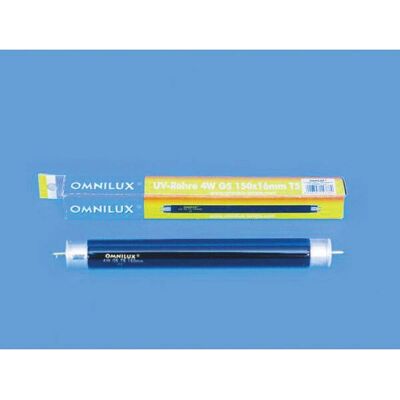 OMNILUX UV Light Tube - 4W G5 T5 365nm 8000h OMNILUX UV Light Tube - 4W G5 T5 365nm 8000h