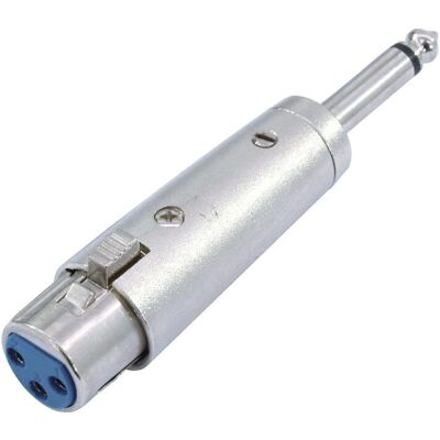 Omnitronic 30226400 Kabelgenderomvandlare - XLR till 6,3 mm mono jack Omnitronic 30226400 Kabelgenderomvandlare - XLR till 6,3 mm mono jack