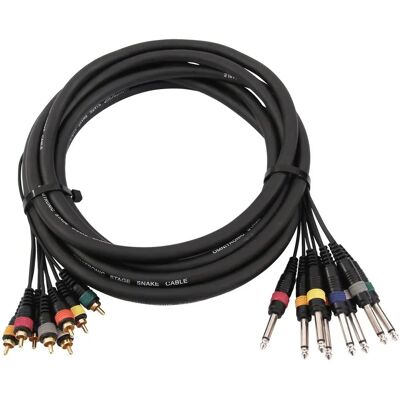Cavo Snake Omnitronic 8xRCA/8xJack - Cavo audio Cavo Snake Omnitronic 8xRCA/8xJack - Cavo audio