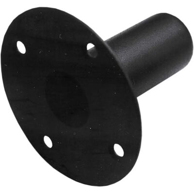 Omnitronic Lautsprecherbefestigungsflansch - Unterstützt 50kg, Schwarz, 11cm Omnitronic Lautsprecherbefestigungsflansch - Unterstützt 50kg, Schwarz, 11cm