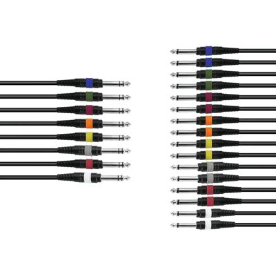 Cavo audio mono 8xJack/16xJack Omnitronic 15m Cavo audio mono 8xJack/16xJack Omnitronic 15m