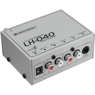 Omnitronic LH-040 - Préamplificateur phono stéréo Omnitronic LH-040 - Préamplificateur phono stéréo